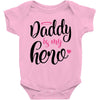 Daddy is my Hero Baby Girl Baby Bodysuit