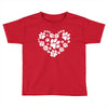 cat love paw Toddler T-shirt