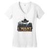 I Want to Leave Women's V-Neck T-Shirt