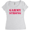 garmy strong Women's Triblend Scoop T-shirt
