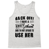 Back Off Crazy Aunt Afraid To Use Her Tank Top