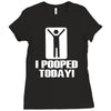 novelty funny humor tee graphic Ladies Fitted T-Shirt