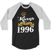 kings are born in 1996 3/4 Sleeve Shirt