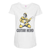 guitar hero Maternity Scoop Neck T-shirt