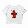 red man Crop Top