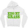 kiss my grass Zipper Hoodie