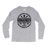 khabib nurmagomedov black logo Long Sleeve Shirts