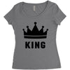 King Women's Triblend Scoop T-shirt