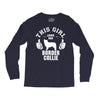 This Girl Loves Her Border Collie Long Sleeve Shirts