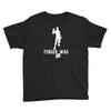 finger wag batle royal gaming Youth Tee