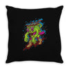 zombie cup Throw Pillow