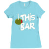 olive this bar Ladies Fitted T-Shirt
