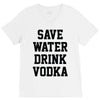 save water drink vodka V-Neck Tee
