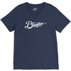 brooklyn script nyc new york city baseball jersey V-Neck Tee