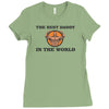 the best daddy in the world Ladies Fitted T-Shirt