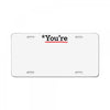 you're License Plate