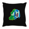 vector scratch Throw Pillow