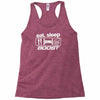 eat sleep boost Racerback Tank