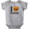 i love burger Baby Bodysuit