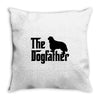 the dogfather cavalier king charles spaniel Throw Pillow