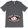January Peeking Out Baby Girl T-Shirt