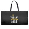 kings are born in 1952 Weekender Totes