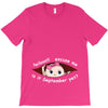 September Peeking Out Baby Girl T-Shirt