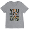 work bitch V-Neck Tee