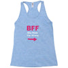 she thinks i'm crazy Racerback Tank