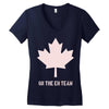 canada eh team Women's V-Neck T-Shirt