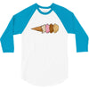 quadruple dip towe 3/4 Sleeve Shirt