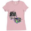 revenge of the radio star Ladies Fitted T-Shirt