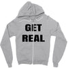get real Zipper Hoodie