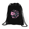 pop heart Drawstring Bags