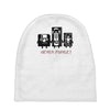 never forget casette diskette Baby Beanies