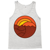 sunset circle Tank Top