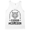 if you see the tiger you're too late you're food 2400x3200 Tank Top