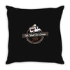 we want ice cream Throw Pillow