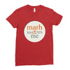 mars inspires me Ladies Fitted T-Shirt