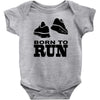 born to run Baby Bodysuit
