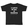 wine and tennis tee Toddler T-shirt
