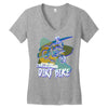 motorbike, love riding my dirtbike 1 Women's V-Neck T-Shirt