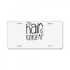 my hair is kinky af License Plate
