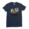 otterly wasted drinking Ladies Fitted T-Shirt