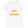 grandpa gift grandpas know Ladies Fitted T-Shirt