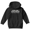 never take advice from me Youth Hoodie