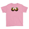christmas pudding boobs funny Youth Tee