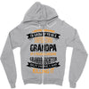 Super Cool Grandpa Of A Freaking Awesome Granddaughter Zipper Hoodie