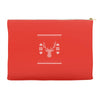 ugly deer christmas Accessory Pouches