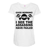 good morning Maternity Scoop Neck T-shirt